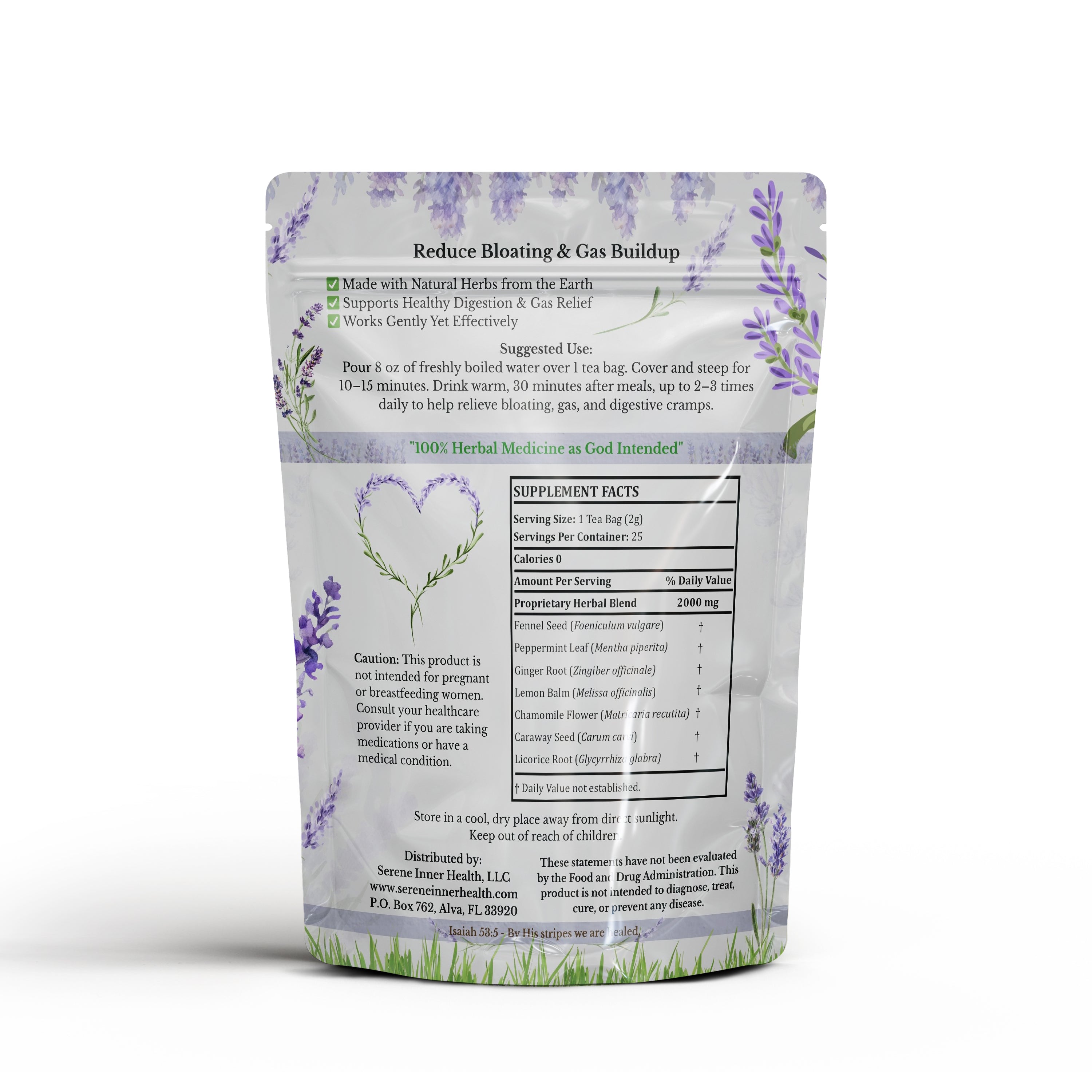Bloating and Gas Relief Herbal Tea