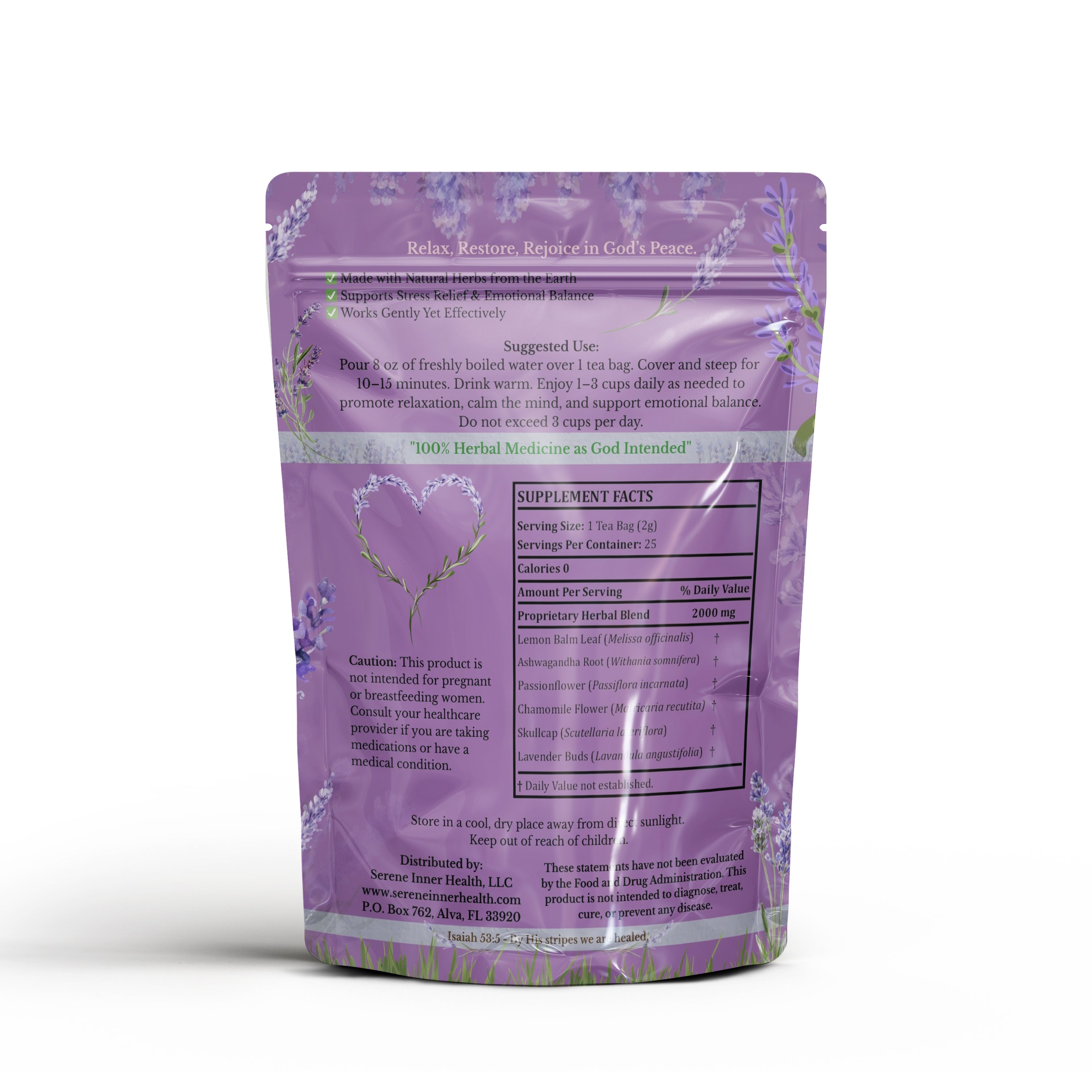Stress Relief Herbal Tea